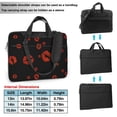 thumbnail image 2 of PUREYAH Laptop Case Bag with Compartments for Women, Love Red Lips Lightweight Computer Tote Bag for Men Travel Work 15.6 inch, 2 of 7