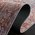 thumbnail image 6 of SAFAVIEH Tucson Neal Traditional Machine Washable Area Rug, 8' x 10', Grey/Rust, 6 of 9