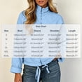 thumbnail image 3 of Chiccall Women's Cotton Padded Jacket, Long Sleeve Winter Casual Quilted Coat with Pockets, Lightweight Warm Outerwear Sky Blue 2XL, 3 of 8