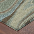 thumbnail image 3 of Addison Rugs Chantille Indoor/Outdoor Contemporary Abstract Basil Machine Washable Rectangle Rug, 5' x 7'6", 3 of 8