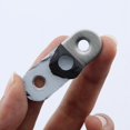 thumbnail image 3 of Código de ángulo de pieza recta de acero inoxidable, conector de muebles plano y recto de múltiples especificaciones, código de ángulo de una palabra, 3 of 4