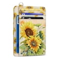 thumbnail image 1 of Tarjetero Yonlevres Sunflower de piel con bloqueo RFID, 1 of 6