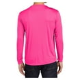 thumbnail image 2 of Mens Long Sleeve PosiCharge Competitor Polyester Tee Shirt Neon Pink S, 2 of 8