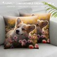 thumbnail image 3 of Fenyluxe Flowers Pillow Covers for Couch Sofa Indoor Outdoor - Mother's Day Spring Throw Pillow Cover 1PC 22x22in, 3 of 5