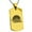 Gold, variant on Stainless Steel Kusonoki Samurai Crest Engraved Dog Tag Pendant Necklace