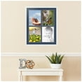 thumbnail image 2 of ArtToFrames Collage Photo Picture Frame with 4 - 8.5x11" Openings, Framed in White with Midnight Blue and Black Mats (CDM-3966-564), 2 of 8