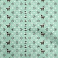 thumbnail image 1 of oneOone Cotton Poplin Twill Mint Green Fabric Animal Craft Projects Decor Fabric Printed By The Yard 56 Inch Wide, 1 of 5