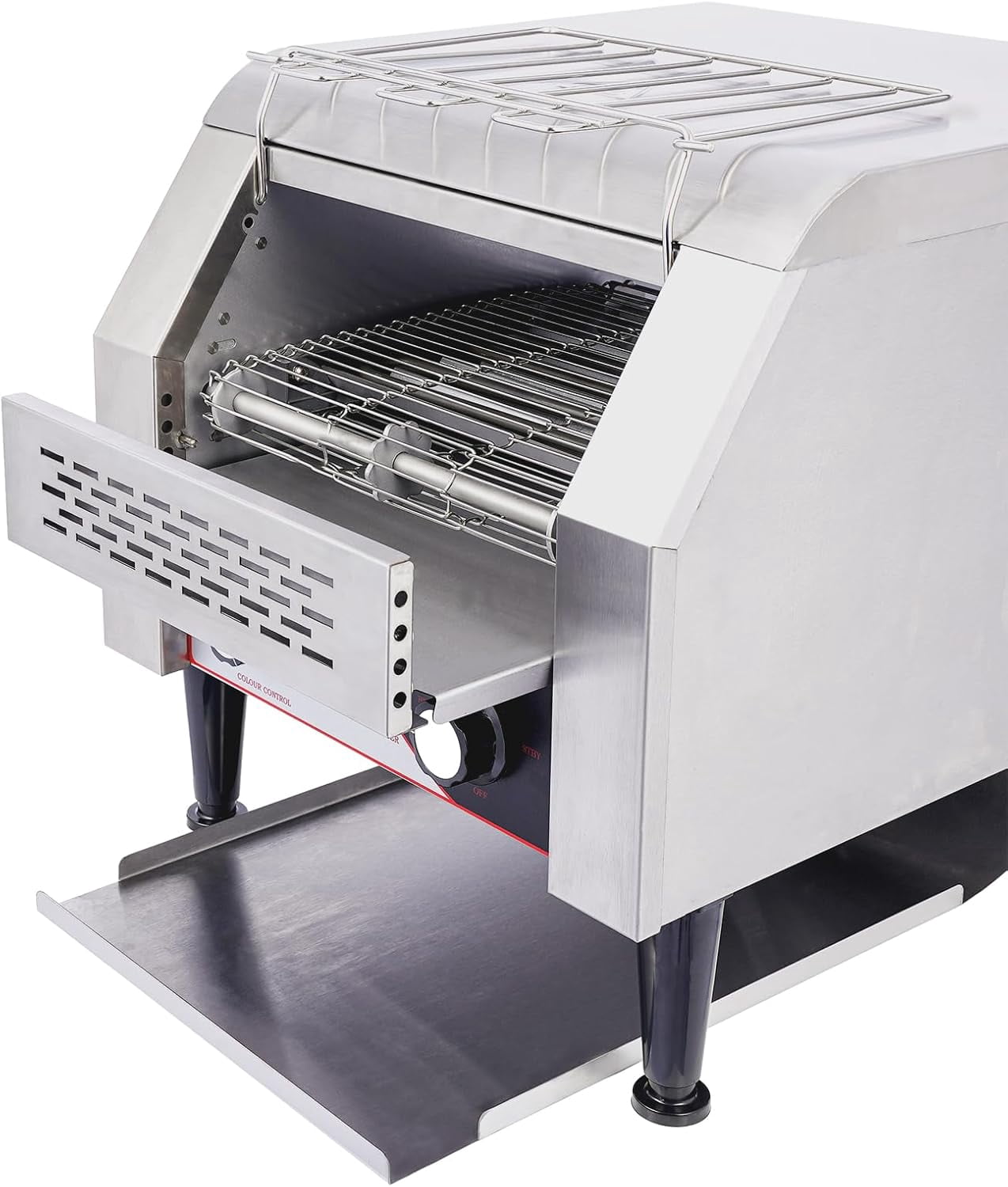 NSF Conveyor Toaster 300 Slices/Hour, Commercial Bread Toaster Bagel Toaster for Restaurant, 1700W Stainless Steel Toaster Oven for Restaurant,Buffets,House Use