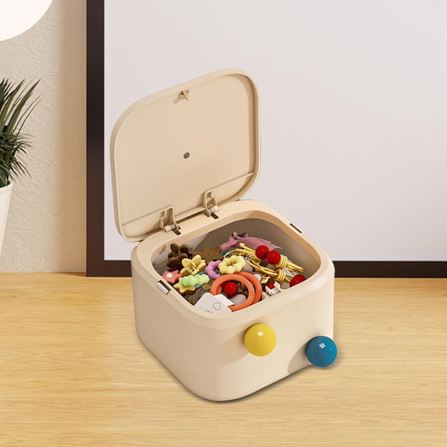 Caja de joyería cosmética, soporte para lazo para el pelo, organizador de pasadores para niños, pinzas para lazos, joyero, organizador de accesorios