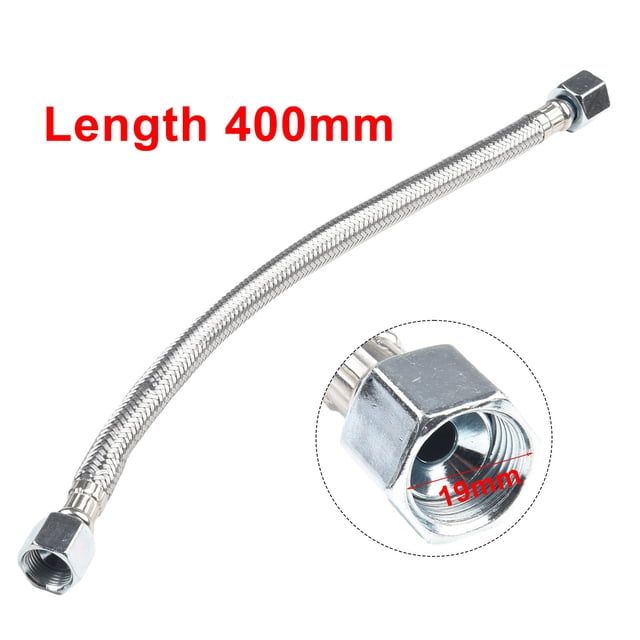 Air Compressor Intake Tube Air Pump Check Valve Steel Pipe Oil-Free Machine Stainless Steel Hose High Pressure Connect Pressure M19