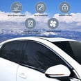 thumbnail image 4 of Parasol universal para ventana delantera de 2 unidades para la mayoría de coches y SUV, protege a niños y mascotas y bloquea el calor del sol y los rayos UV, 4 of 5