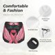 thumbnail image 4 of Balery Ribbon With Angel Wings Pantalones cortos deportivos para mujer con forro y dos bolsillos, elásticos, para entrenamiento, gimnasio, yoga-Small, 4 of 7