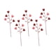 thumbnail image 3 of Corazones artificiales para San Valentín, ramas florales, púas florales artificiales 5 piezas, 3 of 9