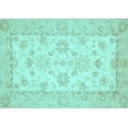 thumbnail image 1 of Ahgly Company Indoor Rectangle Oriental Light Blue Traditional Area Rugs, 2' x 4', 1 of 4