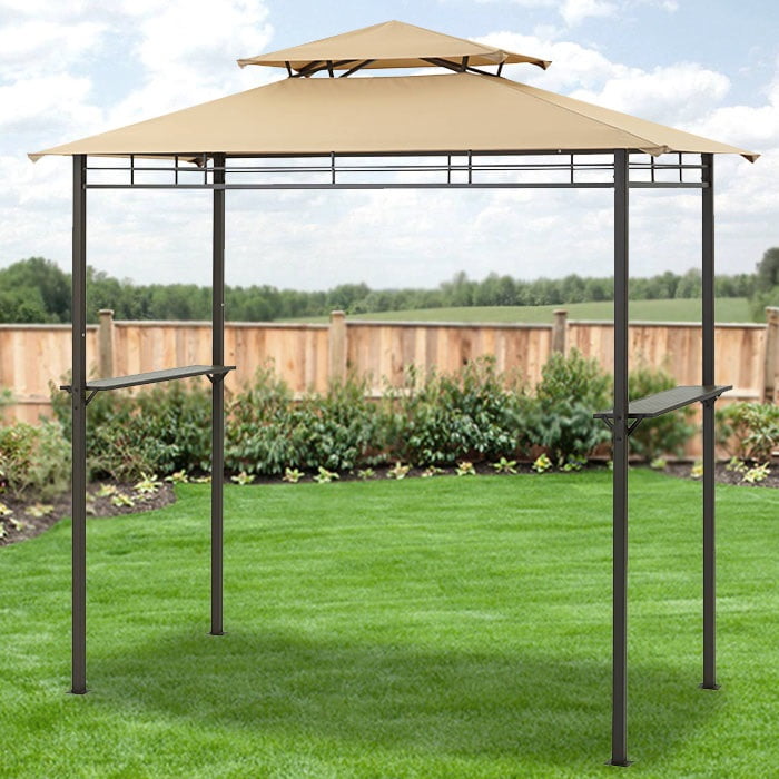 Garden Winds Replacement Canopy Top For Grid Grill Gazebo - Riplock 350 ...