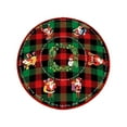 thumbnail image 2 of Fmbmuo Christmas Tree Skirt Plaid 35 Inch Green Christmas Decorations, Rustic Nylon,Spandex Festive Vintage Tree Skirt Good for Your Christmas Tree Display, 2 of 5
