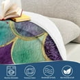 thumbnail image 5 of Wobogo Mermaid Scales Flannel Fleece Bed Blanket as Bedspread Coverlet Sofa blankets (80x60in) Soft Lightweight Warm and Cozy, 5 of 7