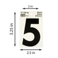 thumbnail image 2 of HY-KO 3" Reflective Vinyl Number 5, 2 of 11