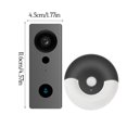 thumbnail image 4 of Wosthever Tuya Doorbell Smart Wireless Video Door Bell 1080P Timbre de seguridad para el hogar a prueba de agua, gris Electrodomésticos Gris, 4 of 6