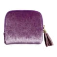 thumbnail image 3 of Estuche organizador de joyas de viaje pequeño, bolsa para guardar joyas, tobilleras Violeta, 3 of 6