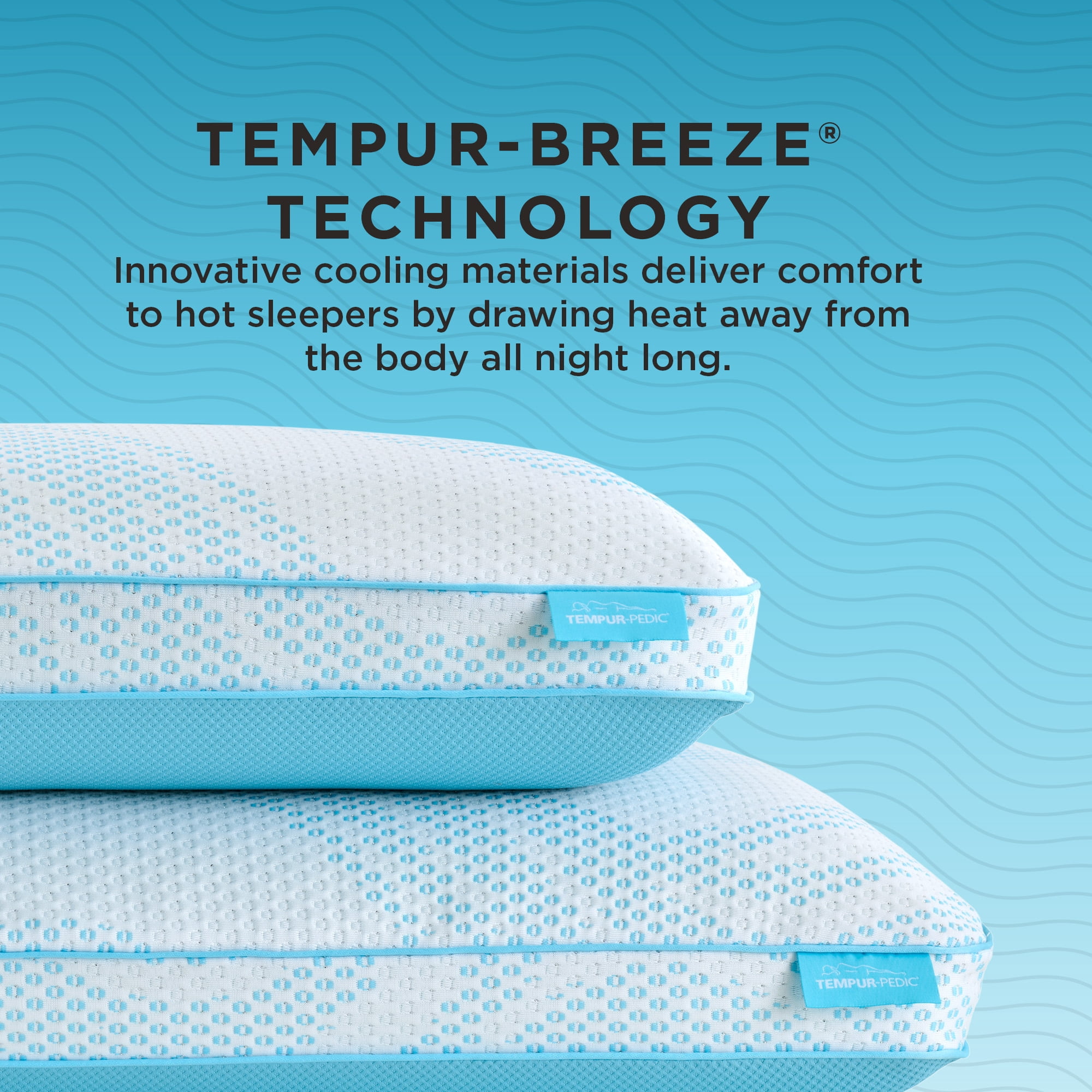 Tempur-Pedic Tempur-Breeze® ProHi Pillow - Queen, Adult