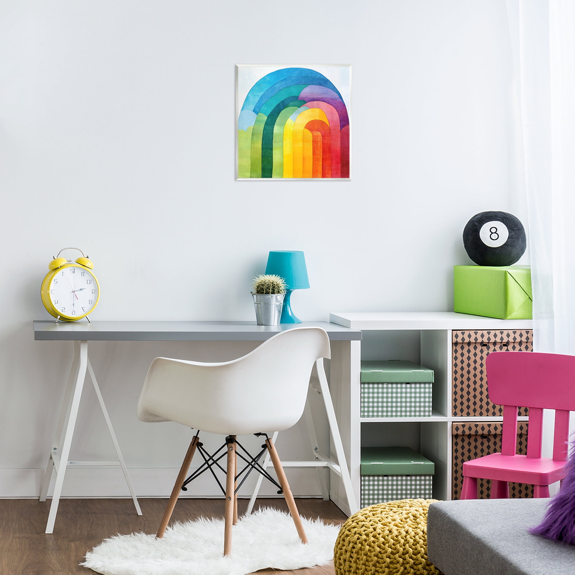 Stupell Industries Vibrant Rainbow Arch Abstraction Wall Plaque Art, design by Creative Studio