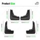 thumbnail image 2 of unique For Chery Tiggo 4 2017 2018 2019 Fender Mudguard Mud Flaps Guard Splash Flap Mudguards Car Accessories, 2 of 5