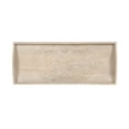thumbnail image 5 of Kate and Laurel Adhira Carved Decorative Rectangle Tray, 24 x 10, Natural Wood, Traditional Display Tray with Handles and Hand Carved Wooden Pattern, 5 of 11