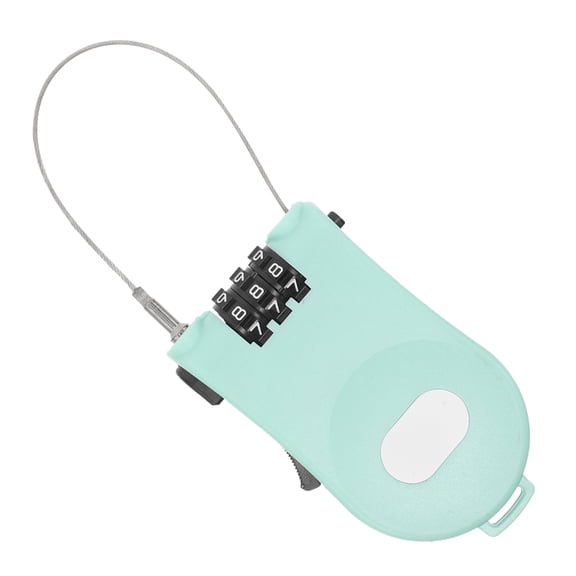 EXHUMKY Retractable Steel Cable Lock with Combination Code Lightweight Bike Security Lock
