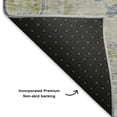 thumbnail image 5 of Addison Rugs Mayfield Premium Machine Washable Transitional Border Aloe Rectangle Rug, 1'8" x 2'6", 5 of 6