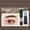 Dark brown, variant on Erna Professional Henna Eyelash Hair Dye Easy Dye Gel Eyelash Set 15 Minute Fast Hair Dye Semi Permanent Eyebrow Hair Dye Cosmetics