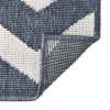 thumbnail image 5 of Unique Loom Outdoor Coastal Collection Area Rug - Dalgalar (2' x 8' Runner Navy Blue/Ivory), 5 of 9