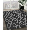 thumbnail image 3 of Ahgly Company Machine Washable Indoor Rectangle Transitional Charcoal Black Area Rugs, 7' x 10', 3 of 7