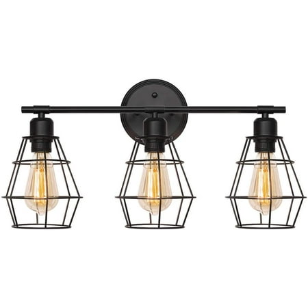 

Industrial Style Metal Cage Wall Light Black Wall Light