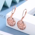 thumbnail image 1 of Sterling Silver Lever-Back Celtic Earring in Rose gold, 1 of 3