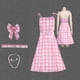 thumbnail image 3 of Disfraz de Margot Barbei para mujer, vestido rosa, disfraz de película Barbei, ropa para mujer adulta, juego de rol, fantasía, disfraz de Halloween, 3 of 5