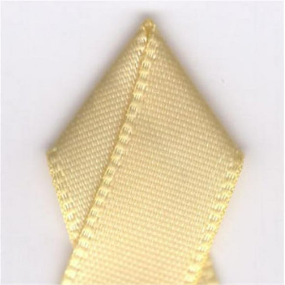 Papilion R074300120614100Y Ruban Satin Simple Face de 0,5 Po, 100 Verges - Chamois