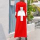 thumbnail image 3 of Bandera de Suiza Vestido largo Vestido de verano Ropa de mujer Vestido largo mujer verano, 3 of 5