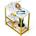 thumbnail image 5 of Kinaerty Bedside Table Easy Assembly Small Storage Side Table with 3-Tier Shelves Multi-functional End Table for Living Room Bedroom, 5 of 10
