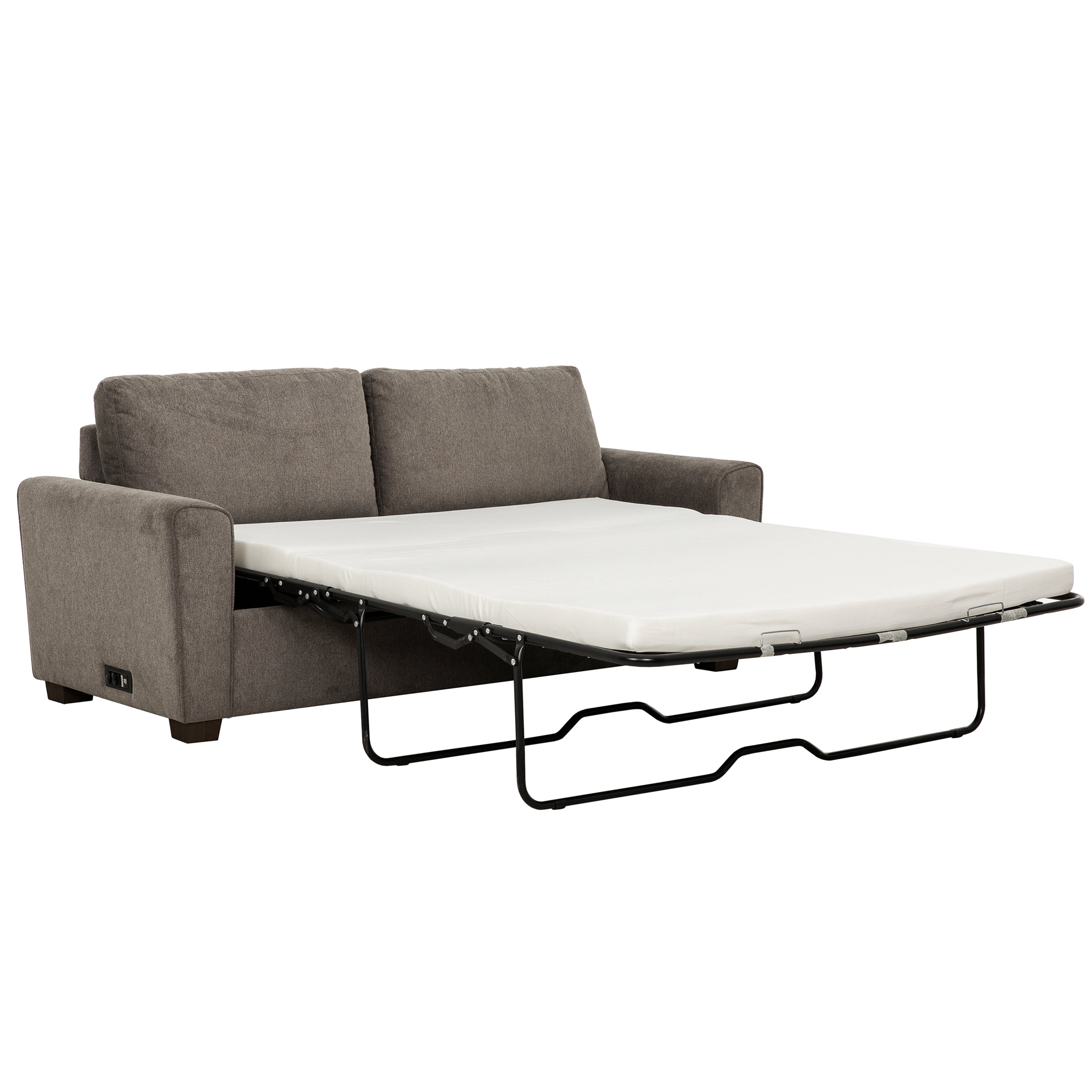 Primo Mclaine Convertible Queen Sleeper Sofa–75-inch Sofa Bed with USB Charging Ports, Transitional Design, Space-Saving for Living Room or Guest Room