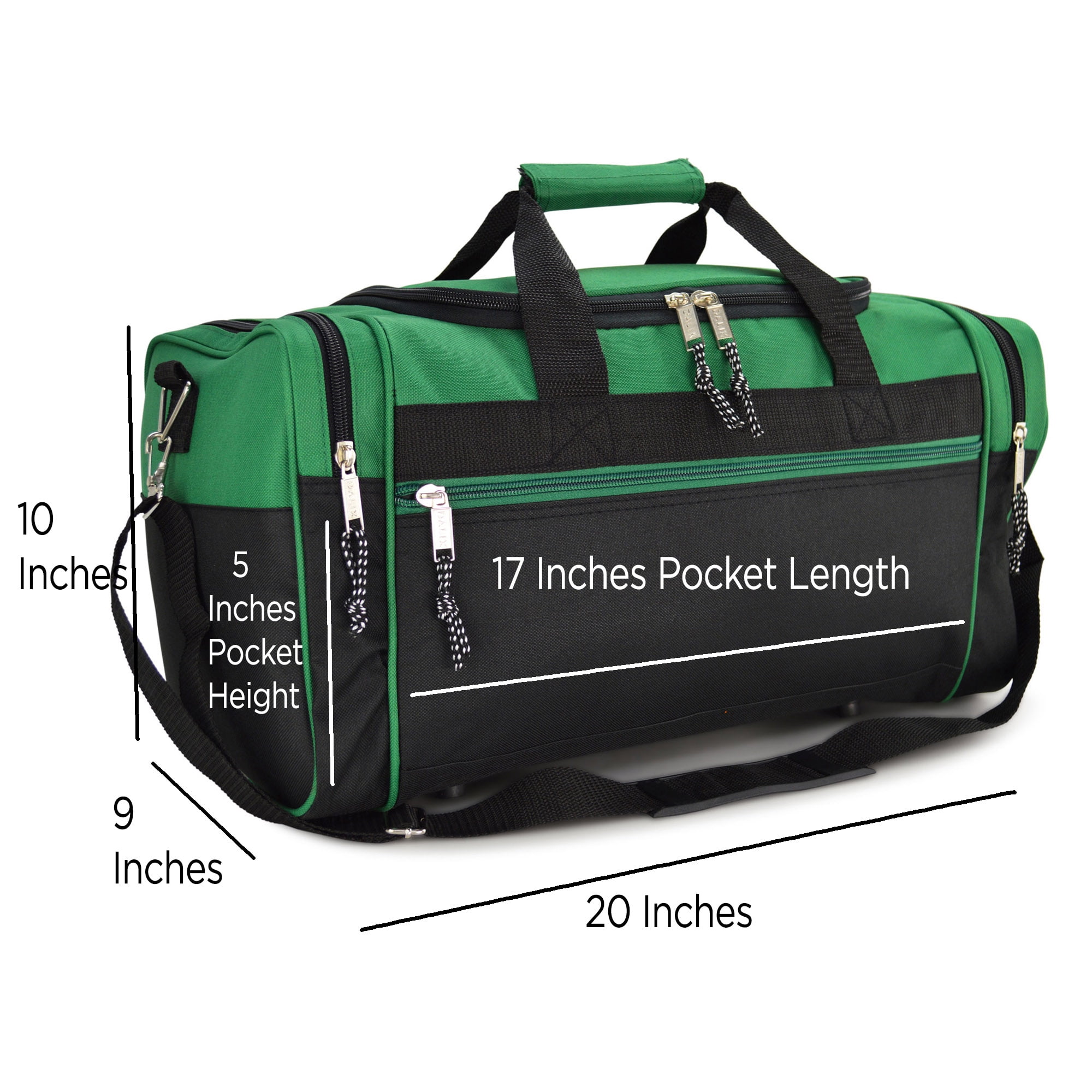 Dalix 21 inch blank sports duffle bag gym bag travel duffel with hotsell adjustable strap