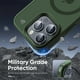 thumbnail image 3 of Funda protectora Tigowos compatible con iPhone 16 Pro Max, color verde, 3 of 6