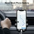 thumbnail image 3 of Gravity Car Phone Holder Air Vent Mount Cell Phone Holder in Car Mobile Support For iPhone 13 12 Xiaomi Universal GPS Stand, 3 of 6