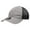 Brownish Grey/Black, variant on 6021 6 Panel Mid Profile Structured Cotton Blend Trucker-Maroon/H.Grey/Charcoal