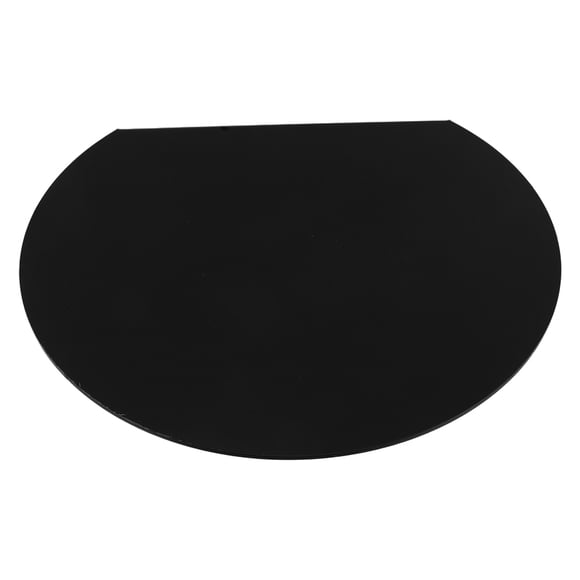 KAKOWELY kitchen cutting board Acrylic Cutting Board with Counter Lip Boards for Kitchen Counter Round Cutting Board Non Slip for Countertop Protector Apartment Kitchen Decor