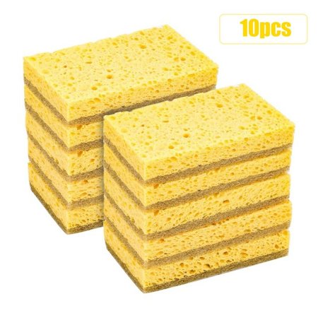 Biodegradable And-Compostable Kitchen Spong-With Scrub10-Pack Epically-Eco New