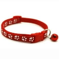 thumbnail image 1 of Conjunto de 3 collares para gatos, collar para gatitos con cascabel, ajustable de 19 a 32 cm, collar para cachorros de gatos, gatitos y perros (rojo), 1 of 5