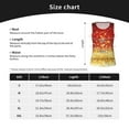 thumbnail image 4 of Goofa Red Gold Glitter Printed Womens Workout Tops for Women Sleeveless Yoga Shirts Athletic Running Tank Tops Sleeveless Gym Clothes Workout Apparel-Small, 4 of 9