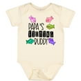 thumbnail image 3 of Inktastic Papa's Fishing Buddy with Colorful Fish Boys or Girls Baby Bodysuit, 3 of 5