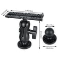 thumbnail image 5 of CEORPER Fish Finder Holder Ball Mount Fish Finder Mount Base Marine Fish Finder Mount, 5 of 8